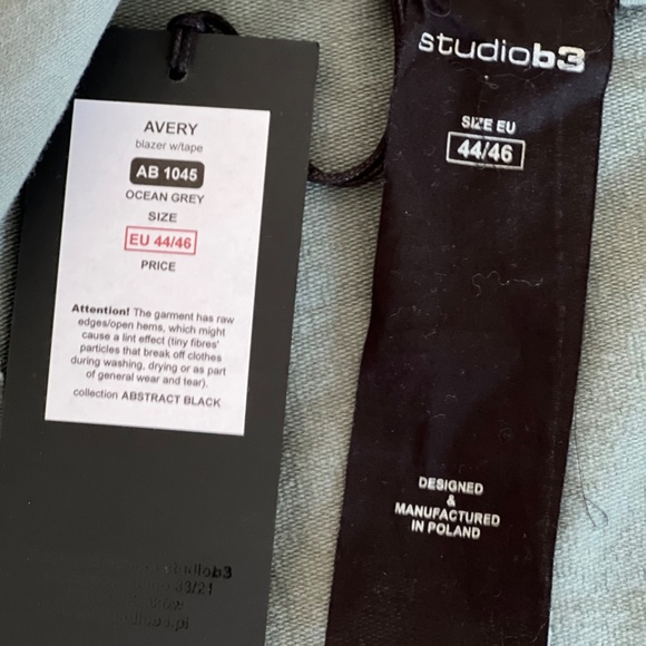 Studio B3 knit grey/green lagenlook jacket EU 44/46 - Picture 6 of 9